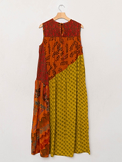 The Anan Long Dress  - Extra Small / Small - Upcycled Silk