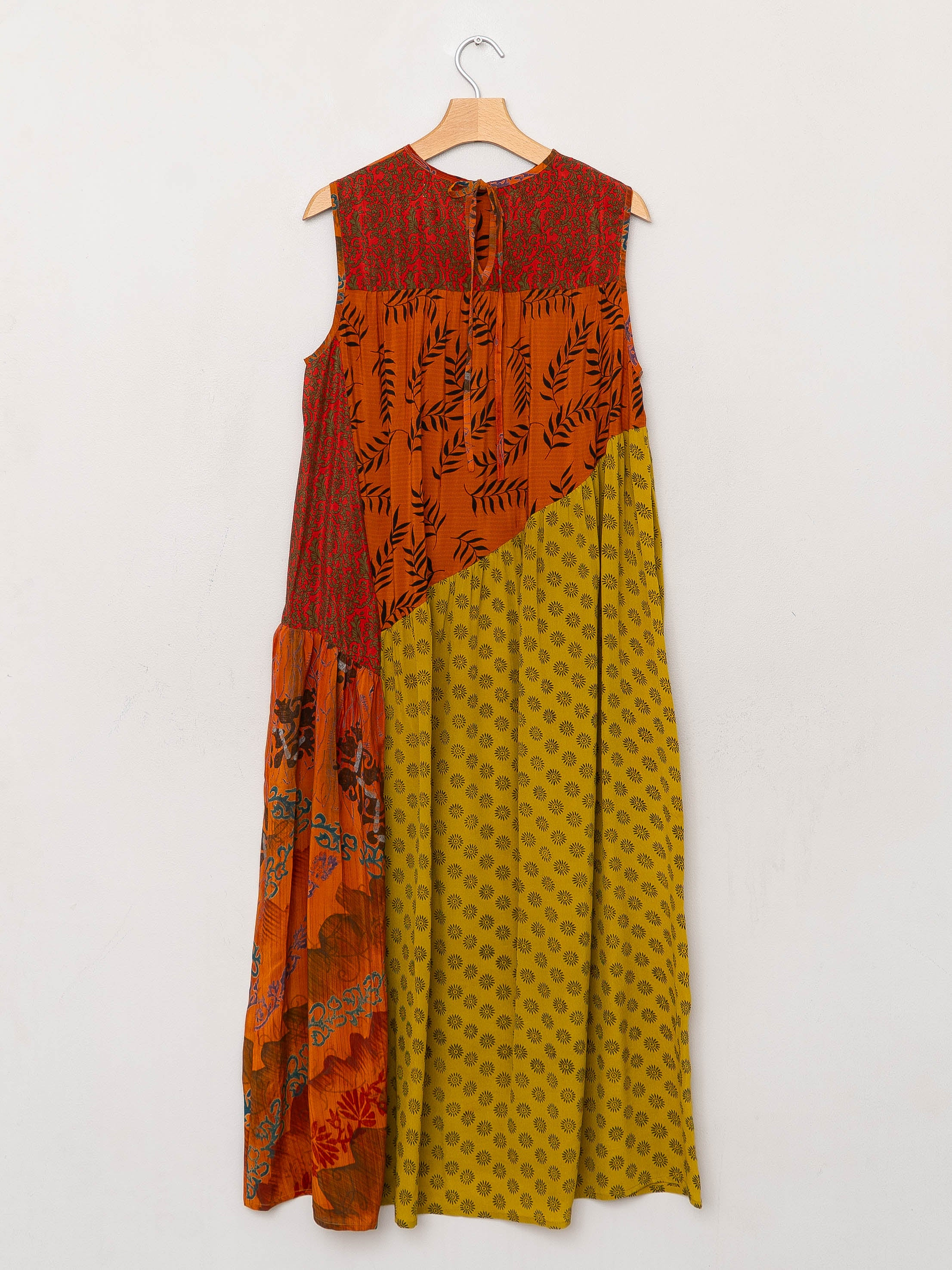 The Anan Long Dress  - Extra Small / Small - Upcycled Silk