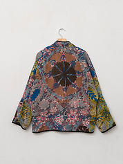 The Ladhiya Quilted Suzani Kantha Jacket