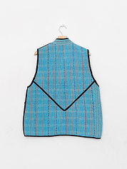 The Ladhiya Quilted Patchwork Kantha Vest