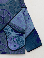 The Ladhiya Denim Suzani Jacket - Small