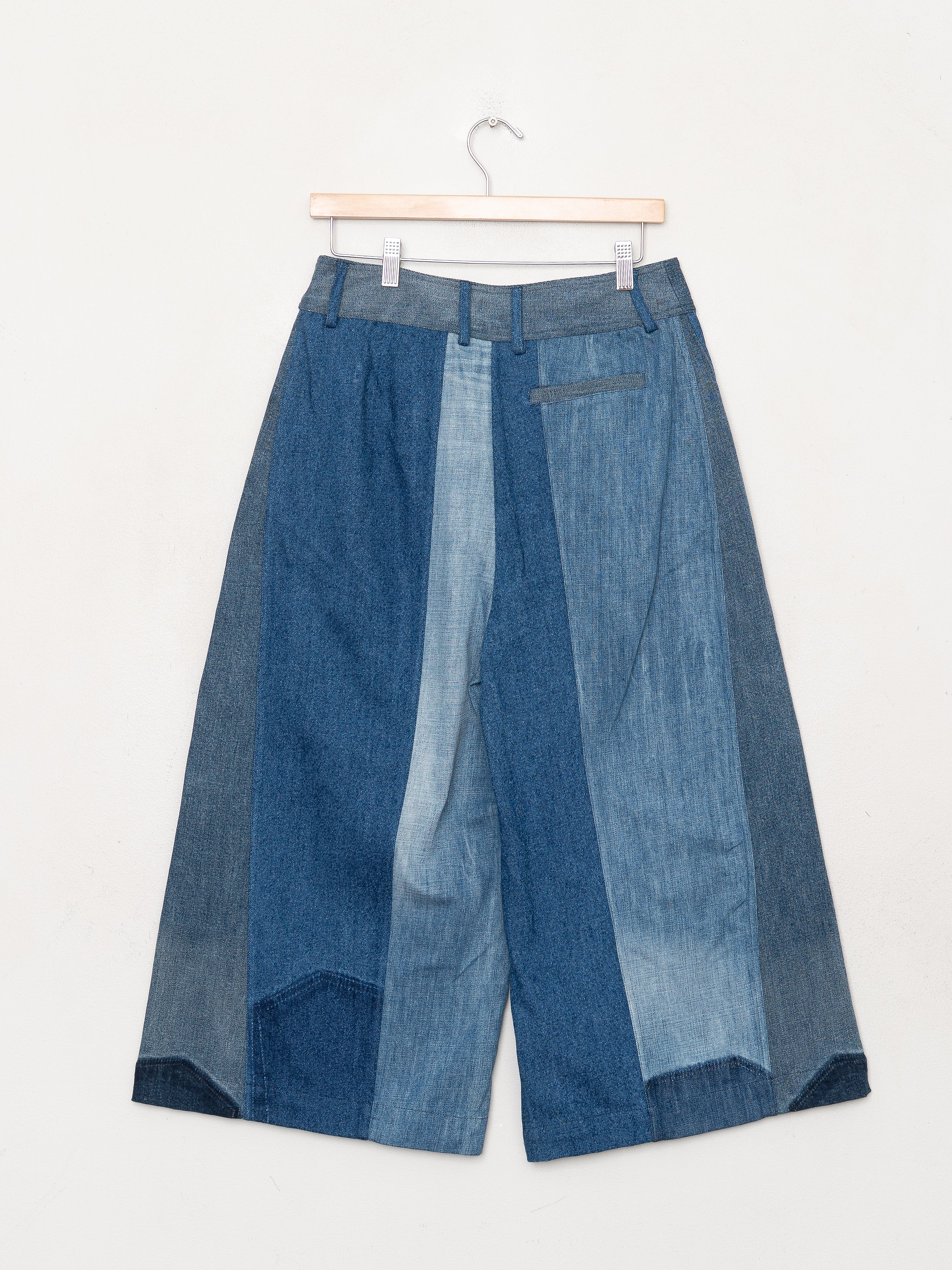 The Nadi Denim Flared Culotte Jeans - Medium