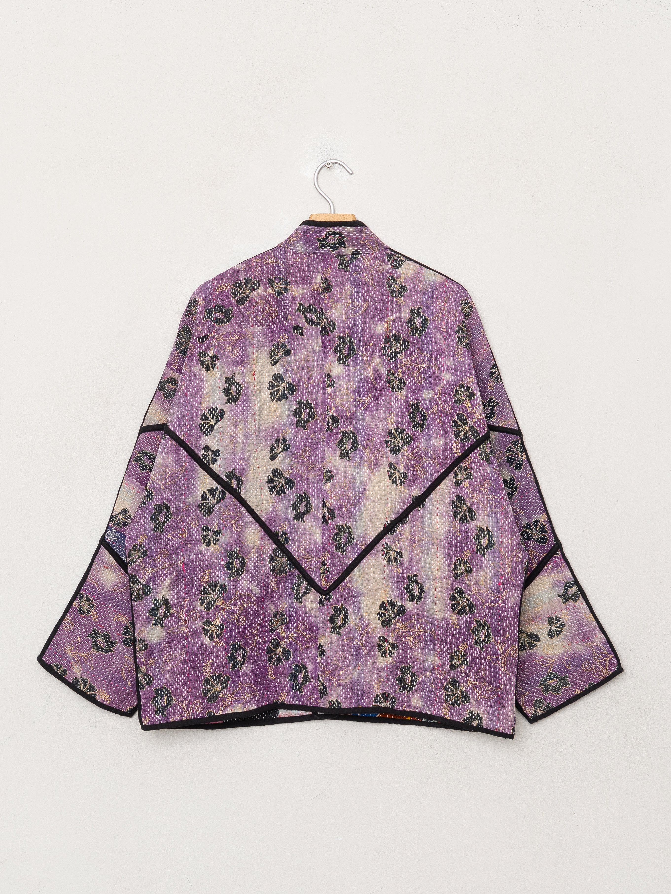 The Ladhiya Quilted Patchwork Kantha Jacket