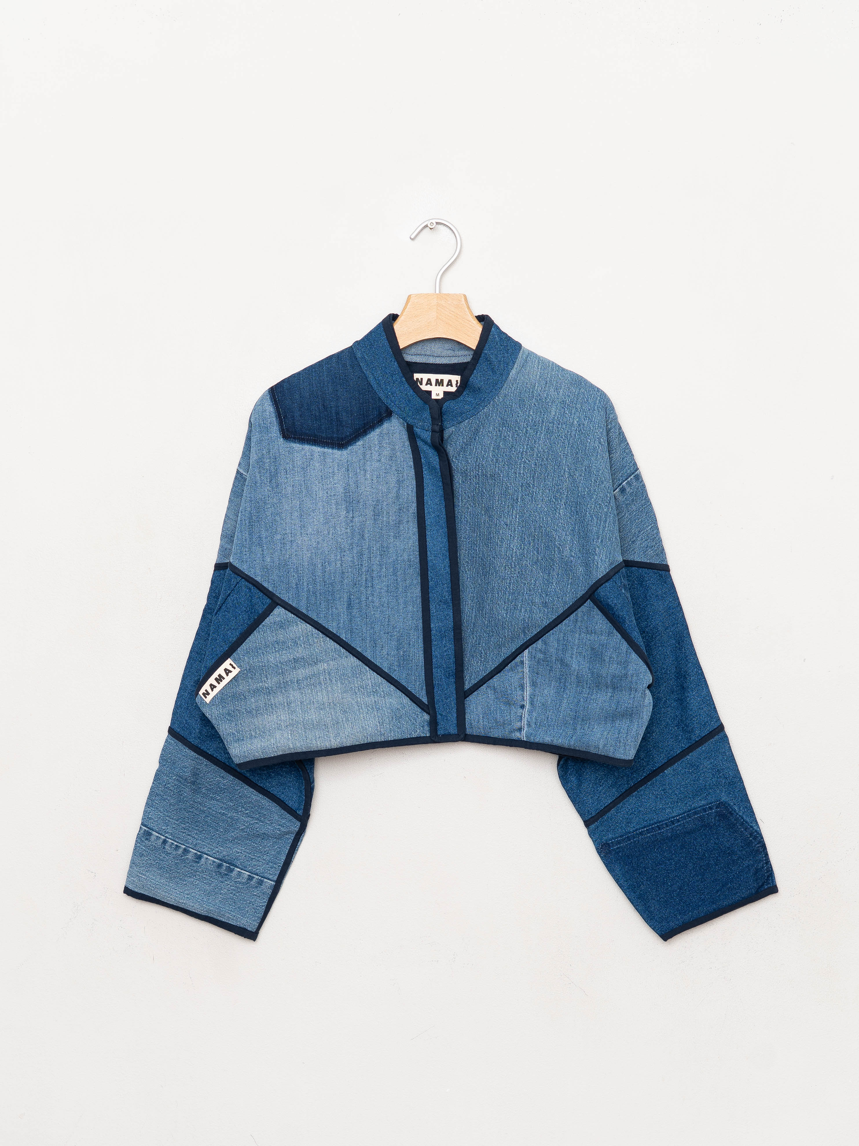 The Kaira Cropped Denim Jacket - Medium