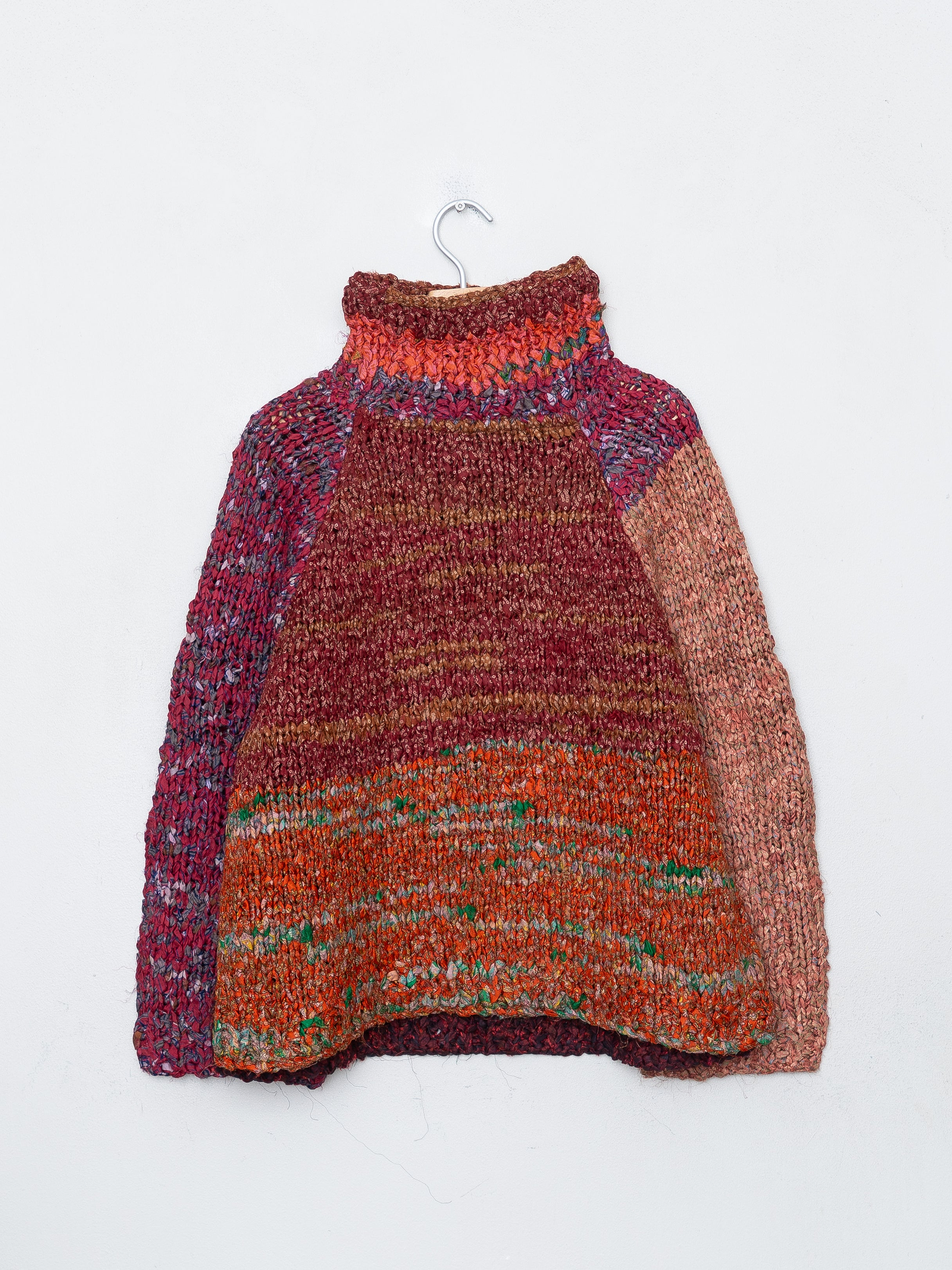 The Vishnu Knitted Silk Roll-Neck Sweater