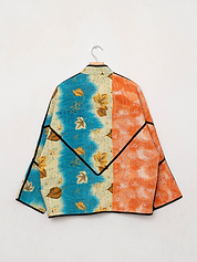 The Ladhiya Quilted Patchwork Kantha Jacket