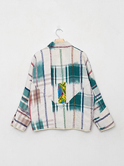 The Ladhiya Petite Quilted Patchwork Kantha Jacket