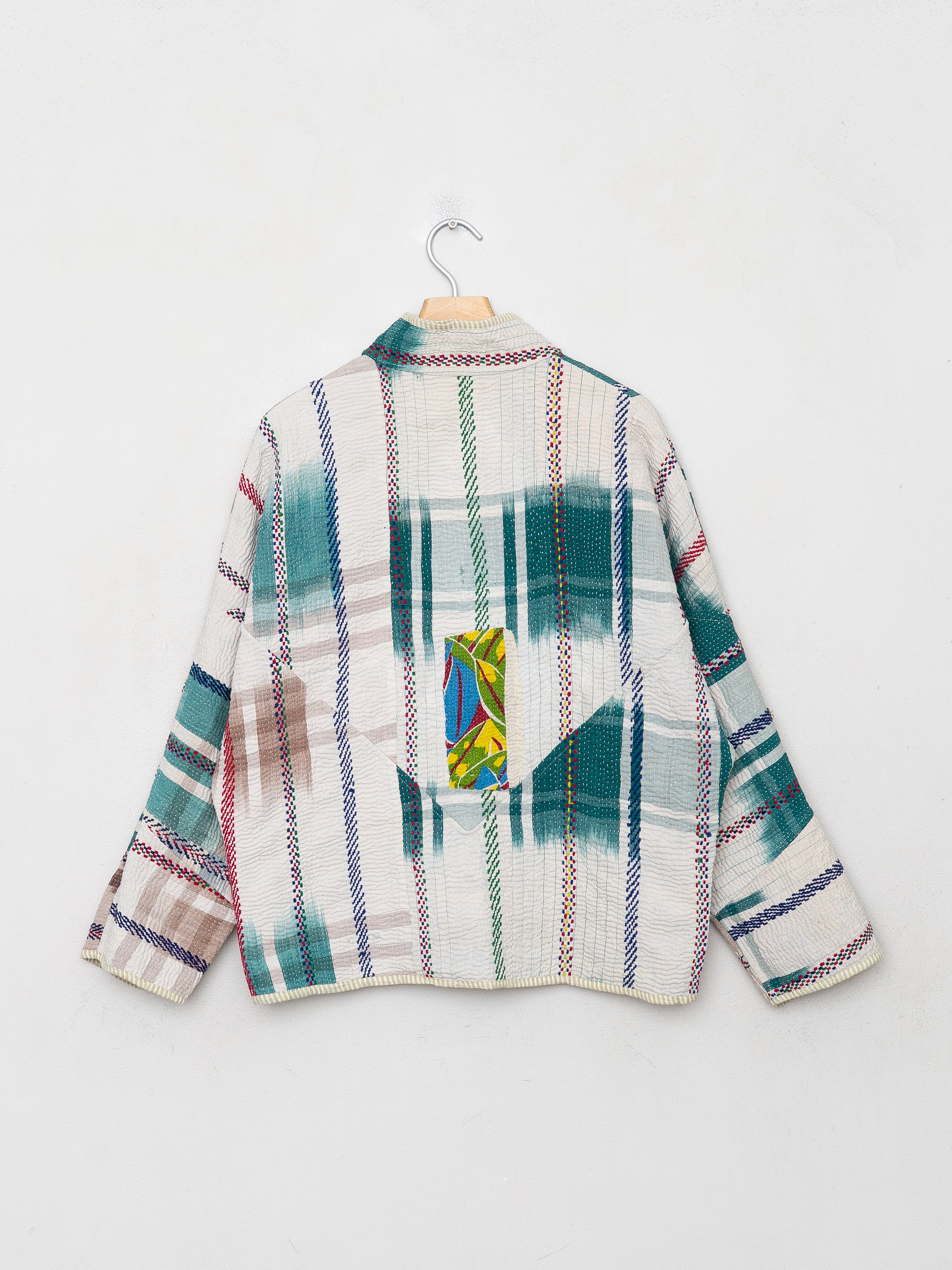 The Ladhiya Petite Quilted Patchwork Kantha Jacket