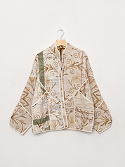 The Ladhiya Suzani Quilted Kantha Jacket