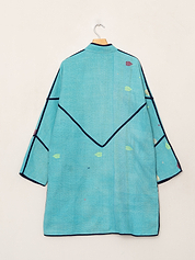 The Sai Quilted Patchwork Kantha Coat