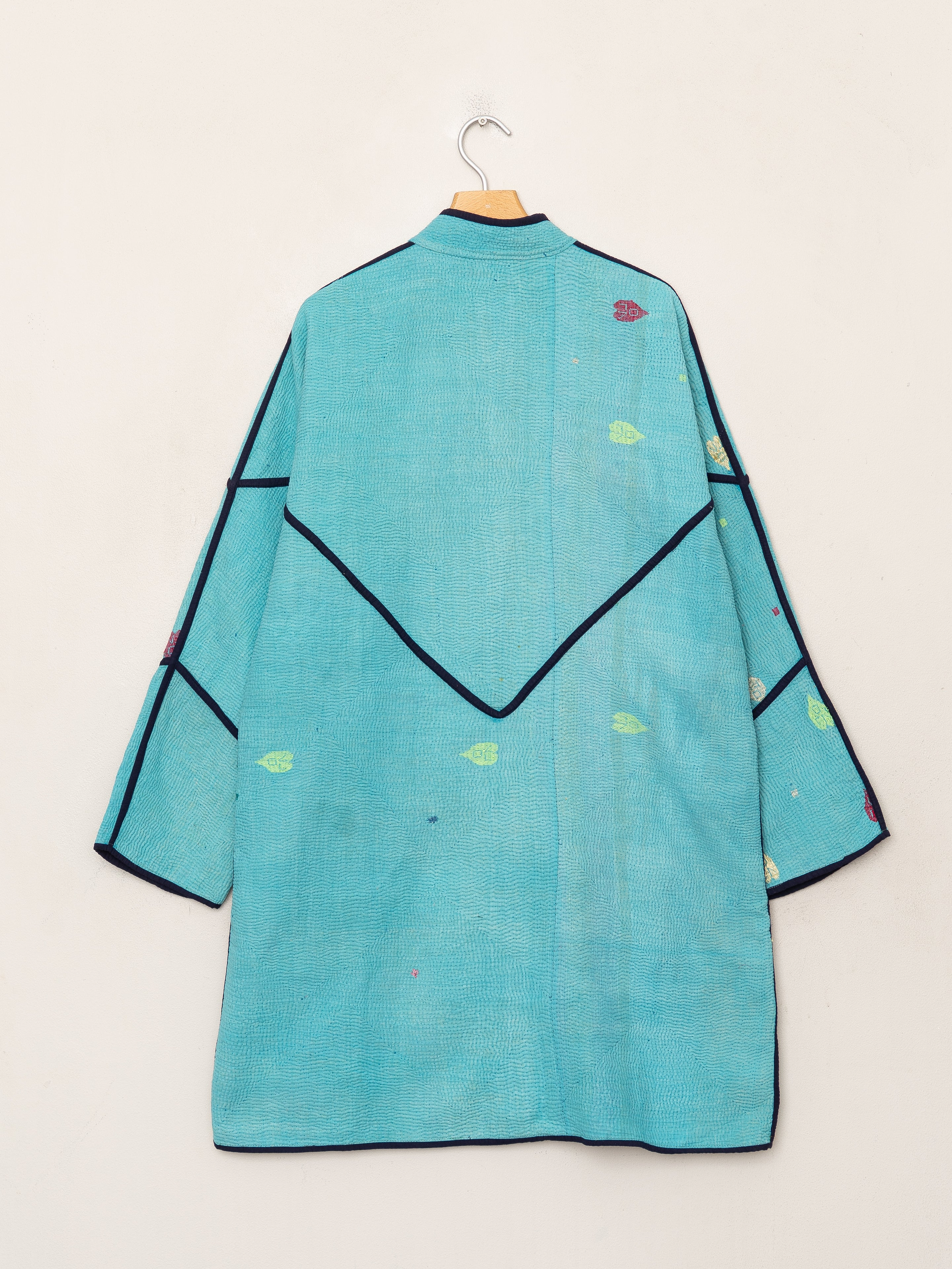 The Sai Quilted Patchwork Kantha Coat