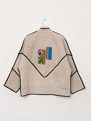The Ladhiya Quilted Patchwork Kantha Jacket