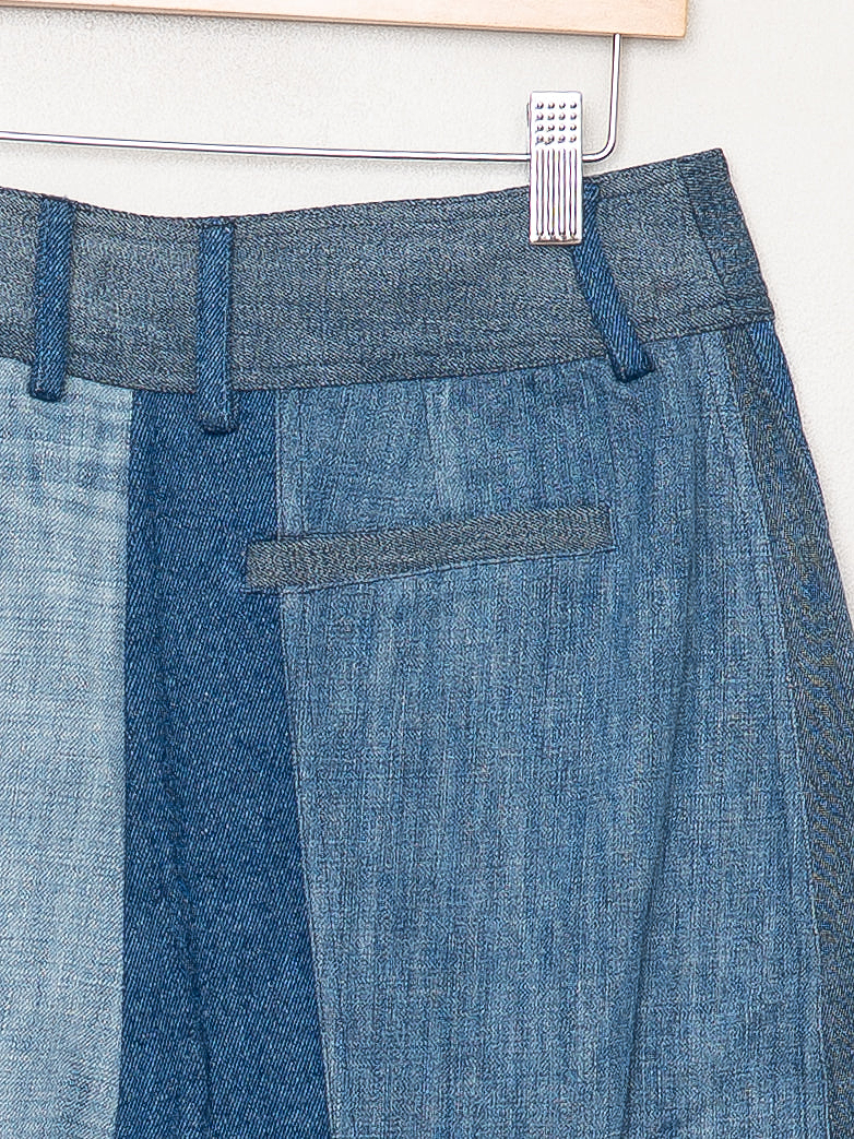 The Nadi Denim Flared Culotte Jeans - Medium