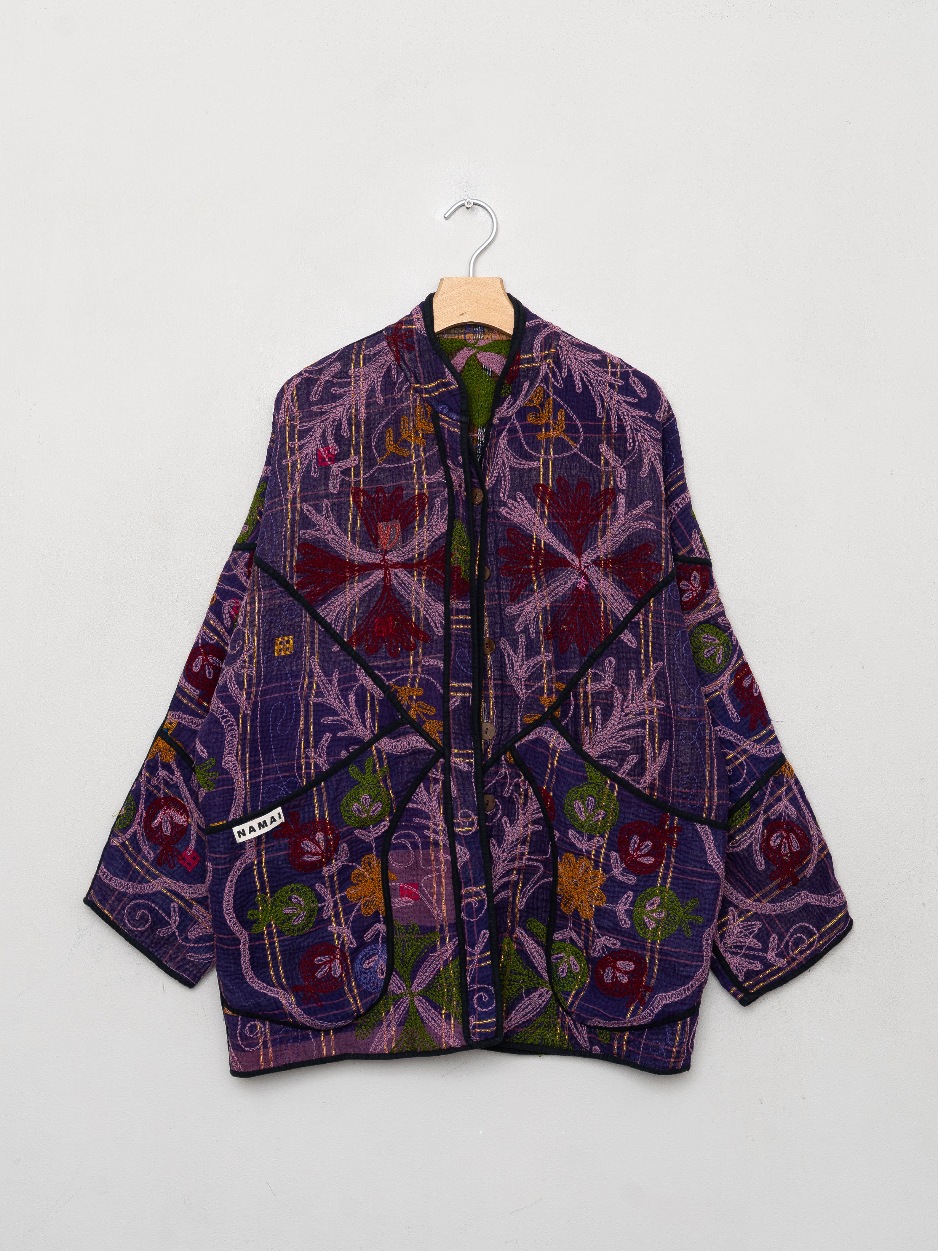 The Narmada Suzani Quilted Kantha Jacket
