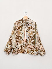 The Ladhiya Suzani Quilted Kantha Jacket