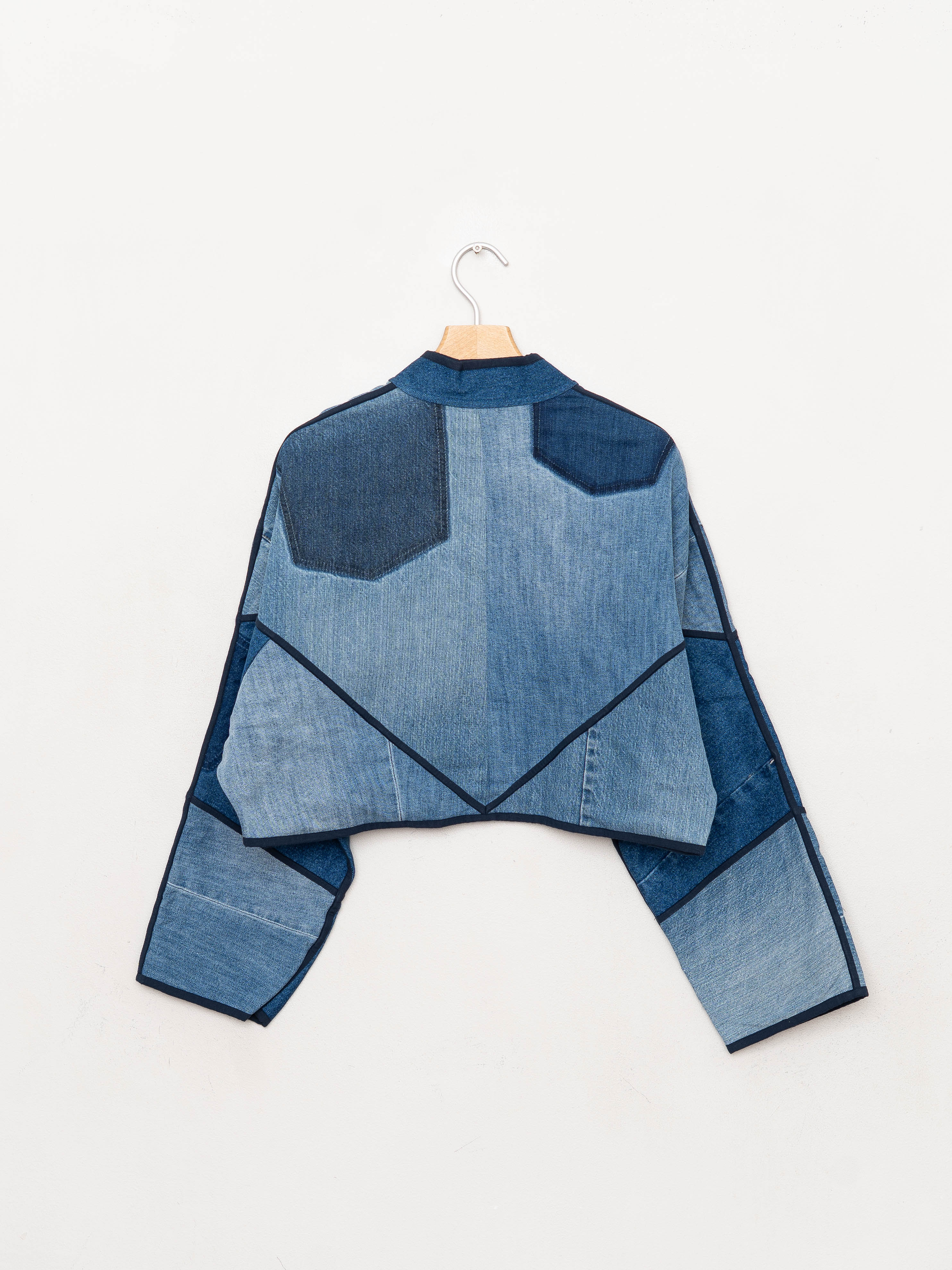 The Kaira Cropped Denim Jacket - Medium