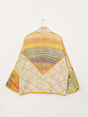 The Ladhiya Quilted Patchwork Kantha Jacket