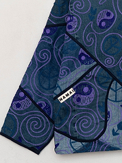 The Ladhiya Denim Suzani Jacket - Small