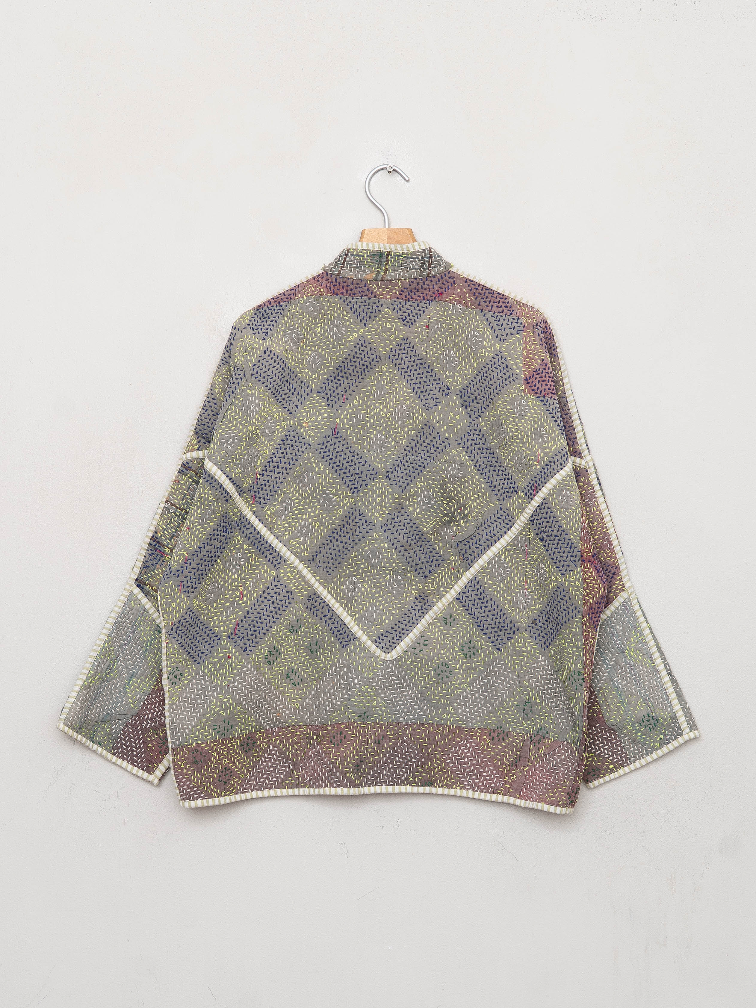 The Ladhiya Quilted Patchwork Kantha Jacket Wholesale