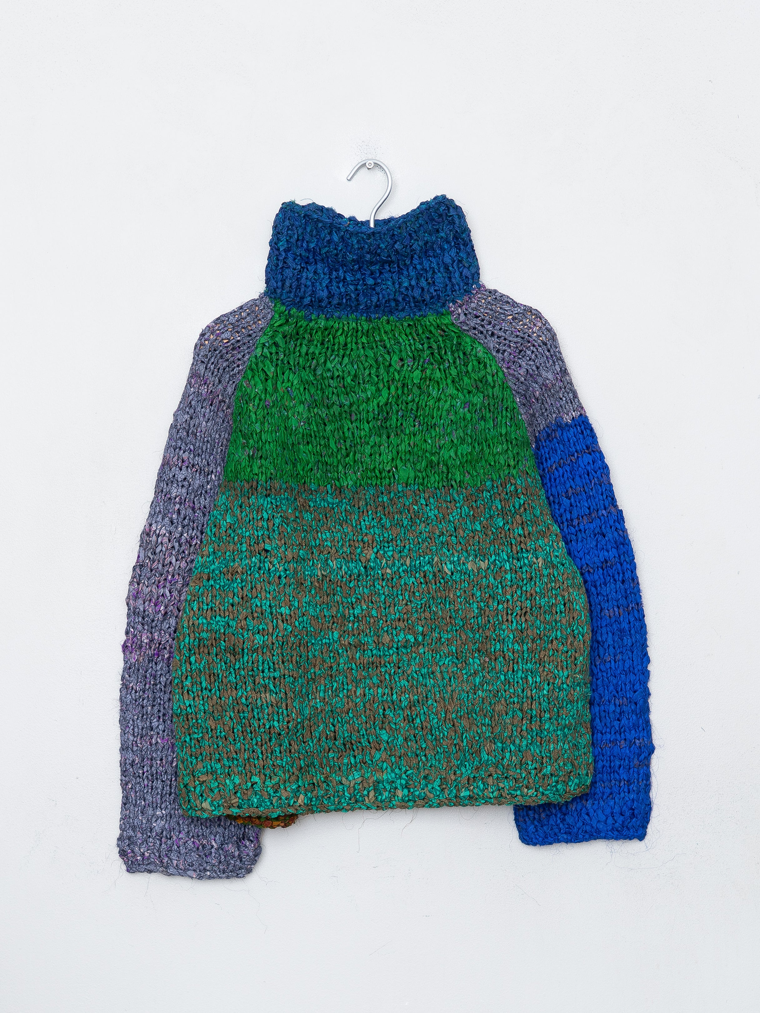 The Vishnu Knitted Silk Roll-Neck Sweater
