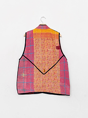 The Ladhiya Quilted Patchwork Kantha Vest