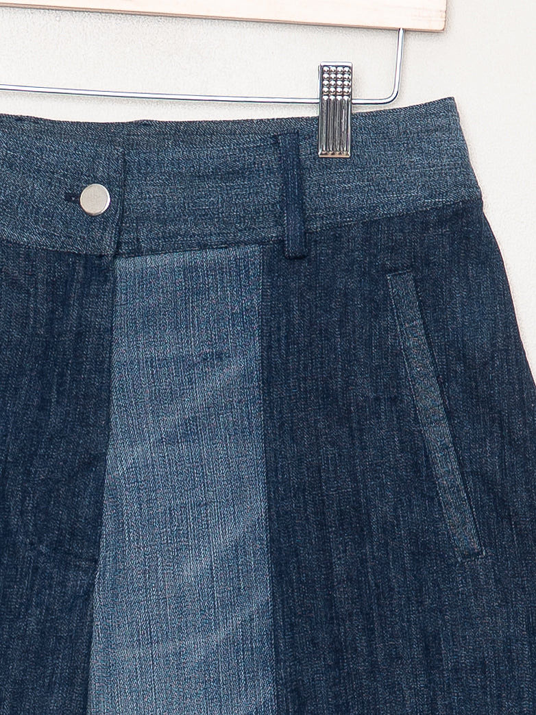 The Nadi Denim Flared Culotte Jeans - Medium