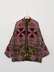 The Narmada Suzani Quilted Kantha Jacket