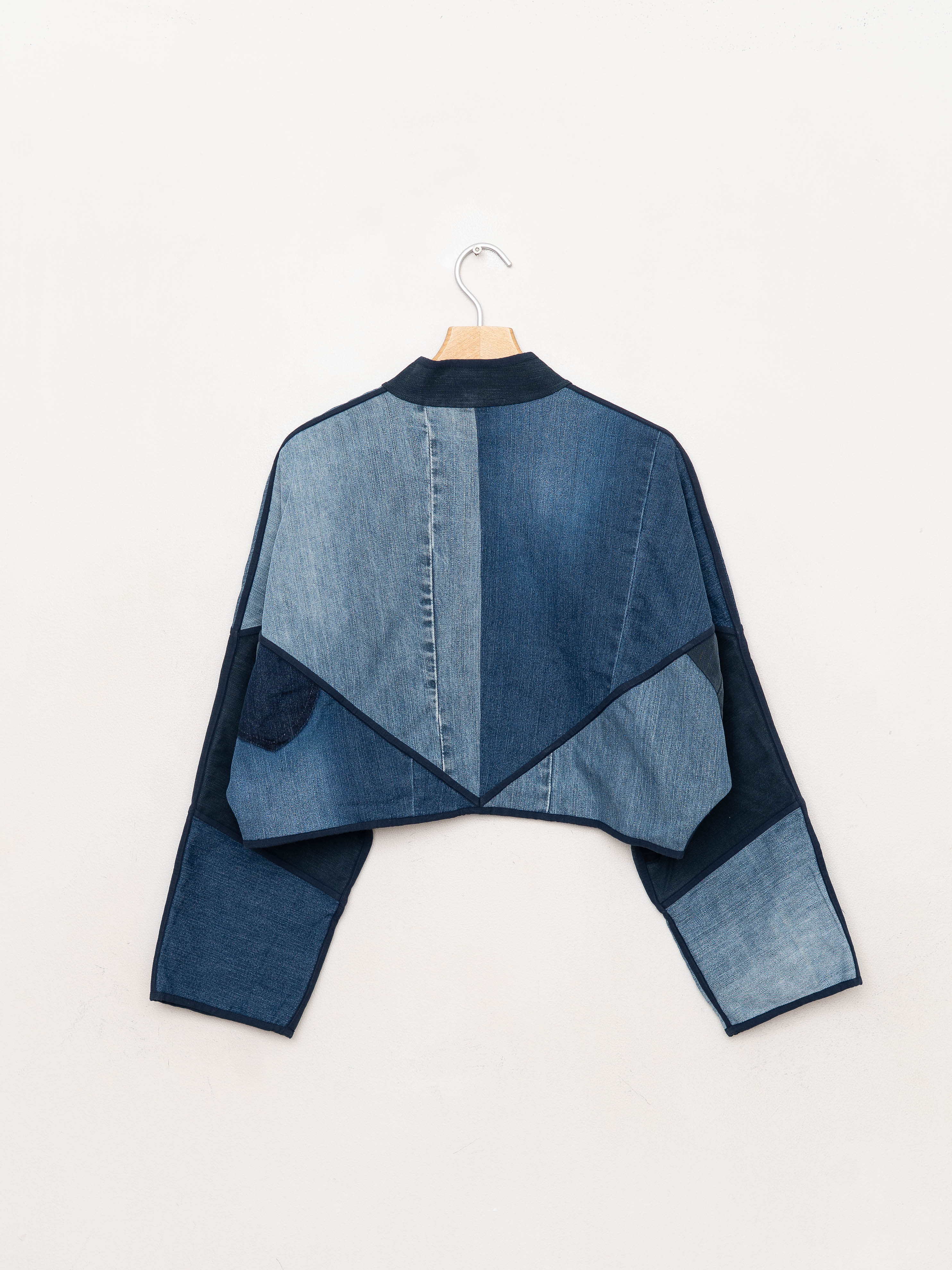 The Kaira Cropped Denim Jacket - Medium