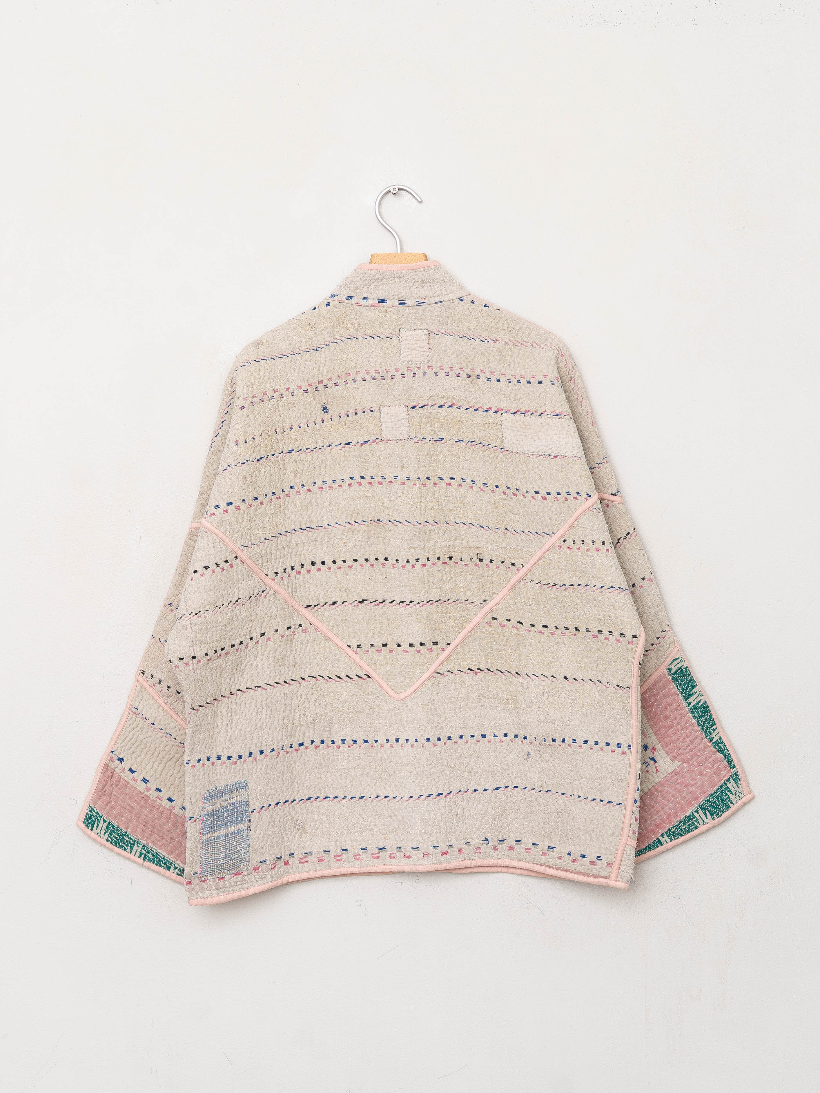 The Ladhiya Quilted Patchwork Kantha Jacket