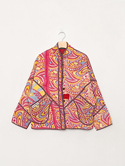 The Ladhiya Petite Quilted Patchwork Kantha Jacket