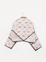 The Kaira Cropped Quilted Patchwork Kantha Jacket
