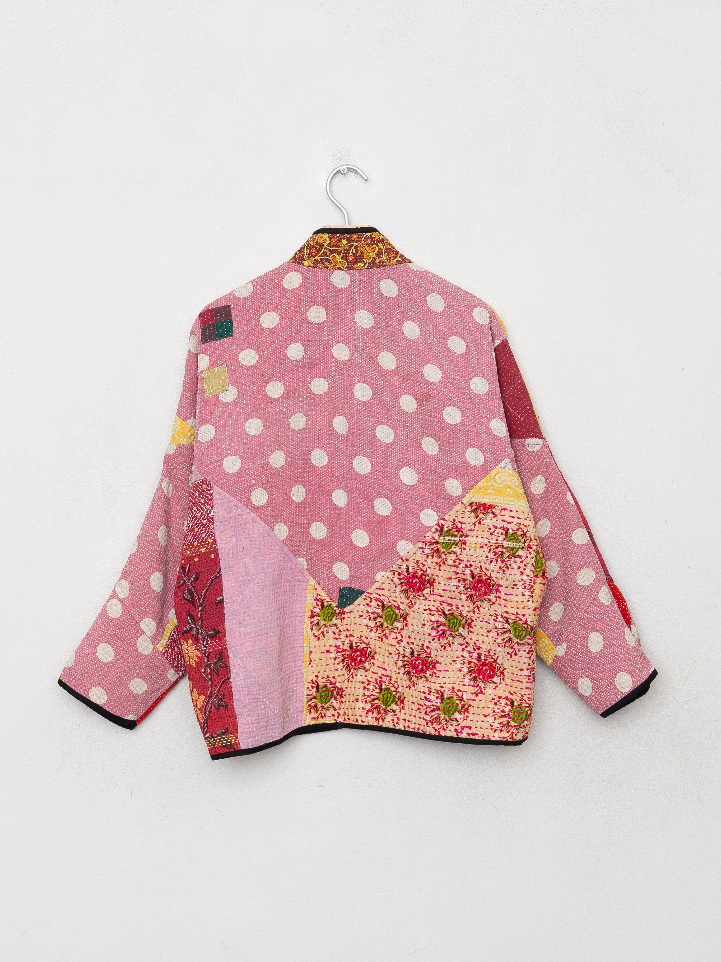 The Ladhiya Petite Quilted Patchwork Kantha Jacket