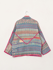 The Ladhiya Quilted Patchwork Kantha Jacket