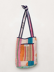 The Xoti II Zero-Waste Quilted Kantha Bag