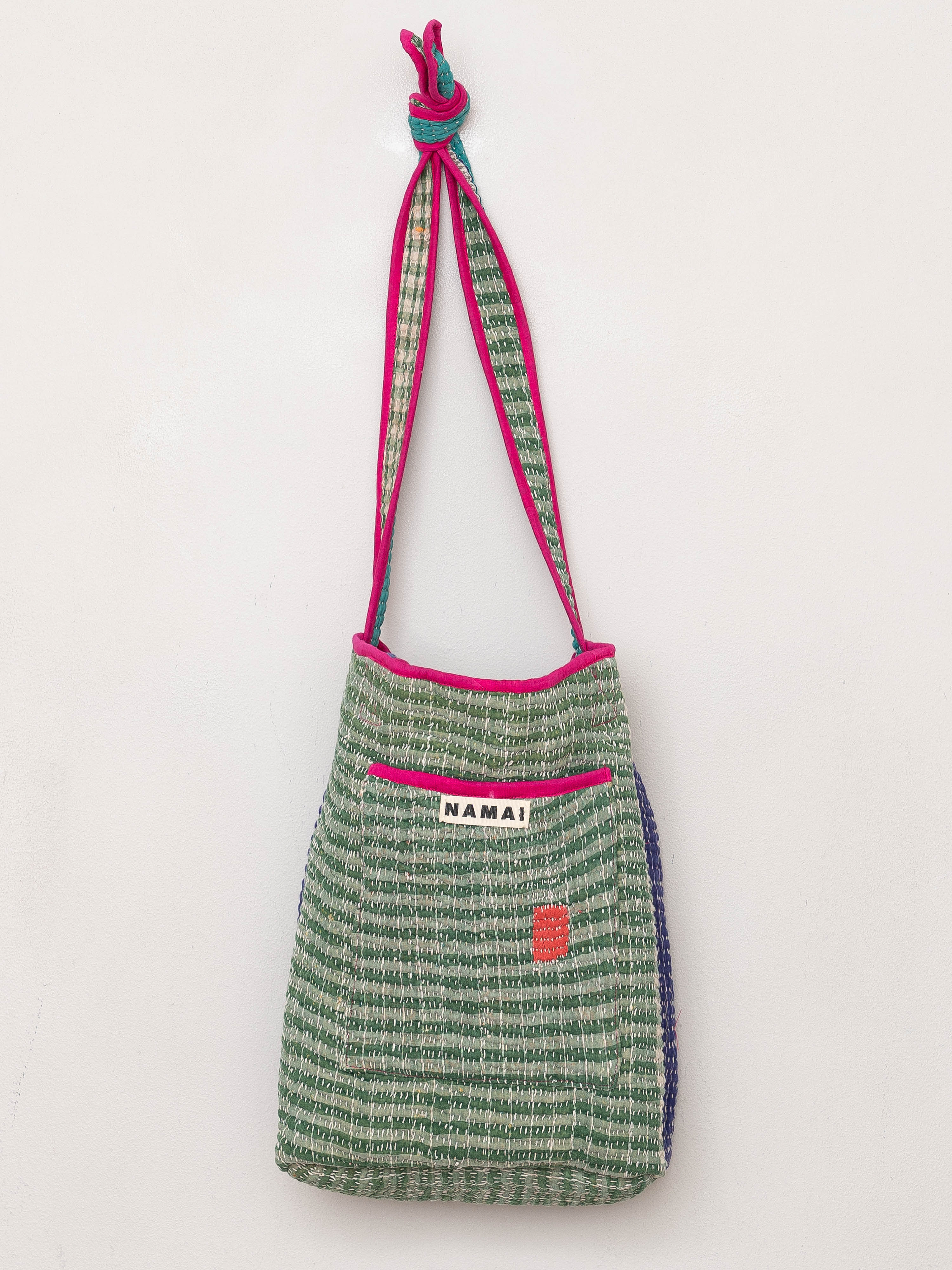 The Xoti II Zero-Waste Quilted Kantha Bag