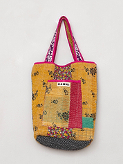 The Xoti II Zero-Waste Quilted Kantha Bag