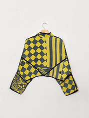 The Kaira Cropped Quilted Patchwork Kantha Jacket