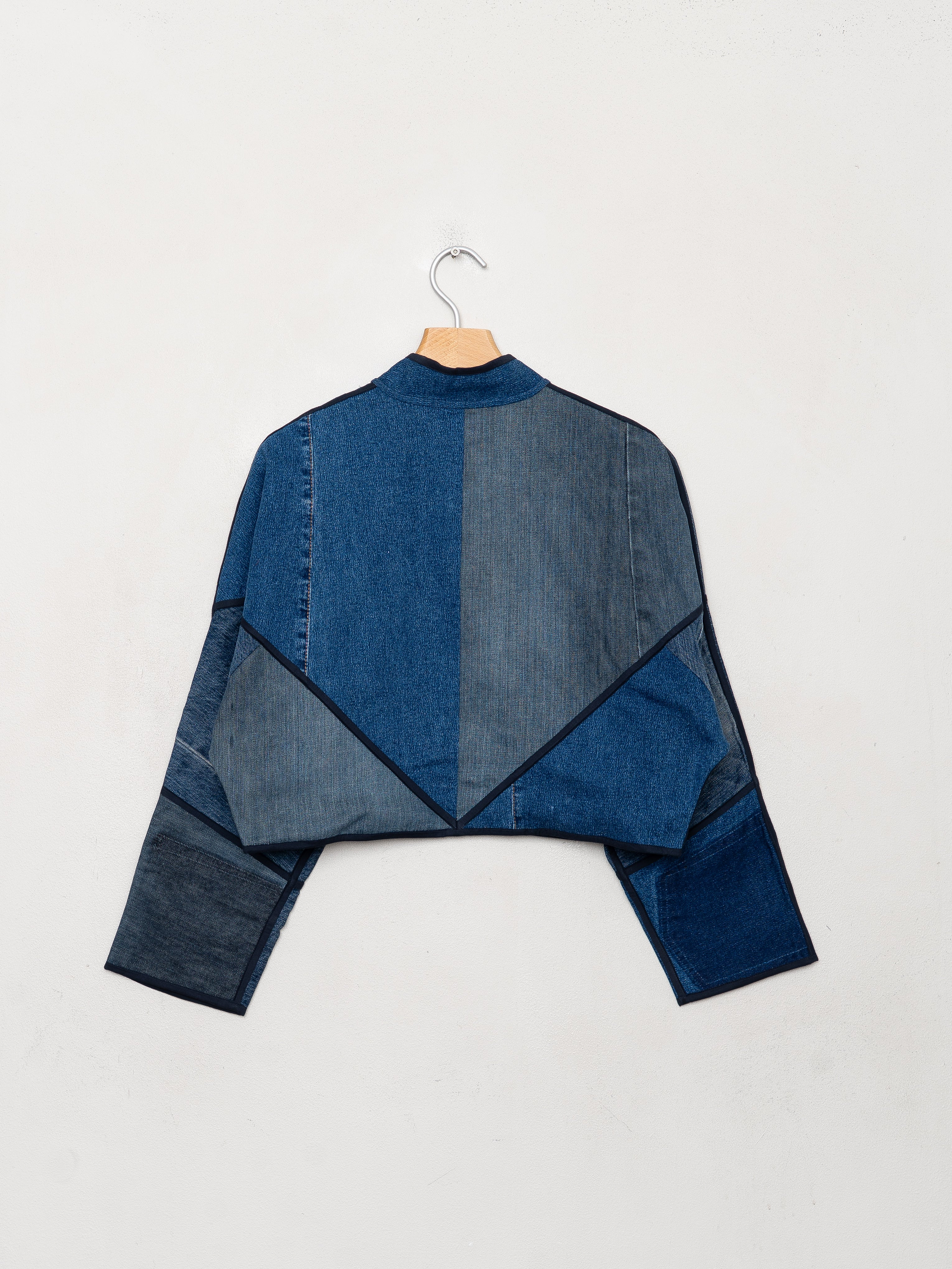 The Kaira Cropped Denim Jacket - Small