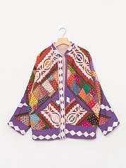 The Ishani Suzani Cut Out Kantha Jacket