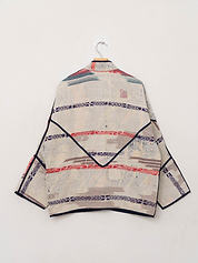 The Ladhiya Quilted Patchwork Kantha Jacket