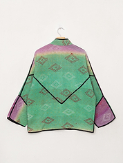 The Ladhiya Quilted Patchwork Kantha Jacket