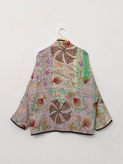 The Ladhiya Quilted Suzani Kantha Jacket
