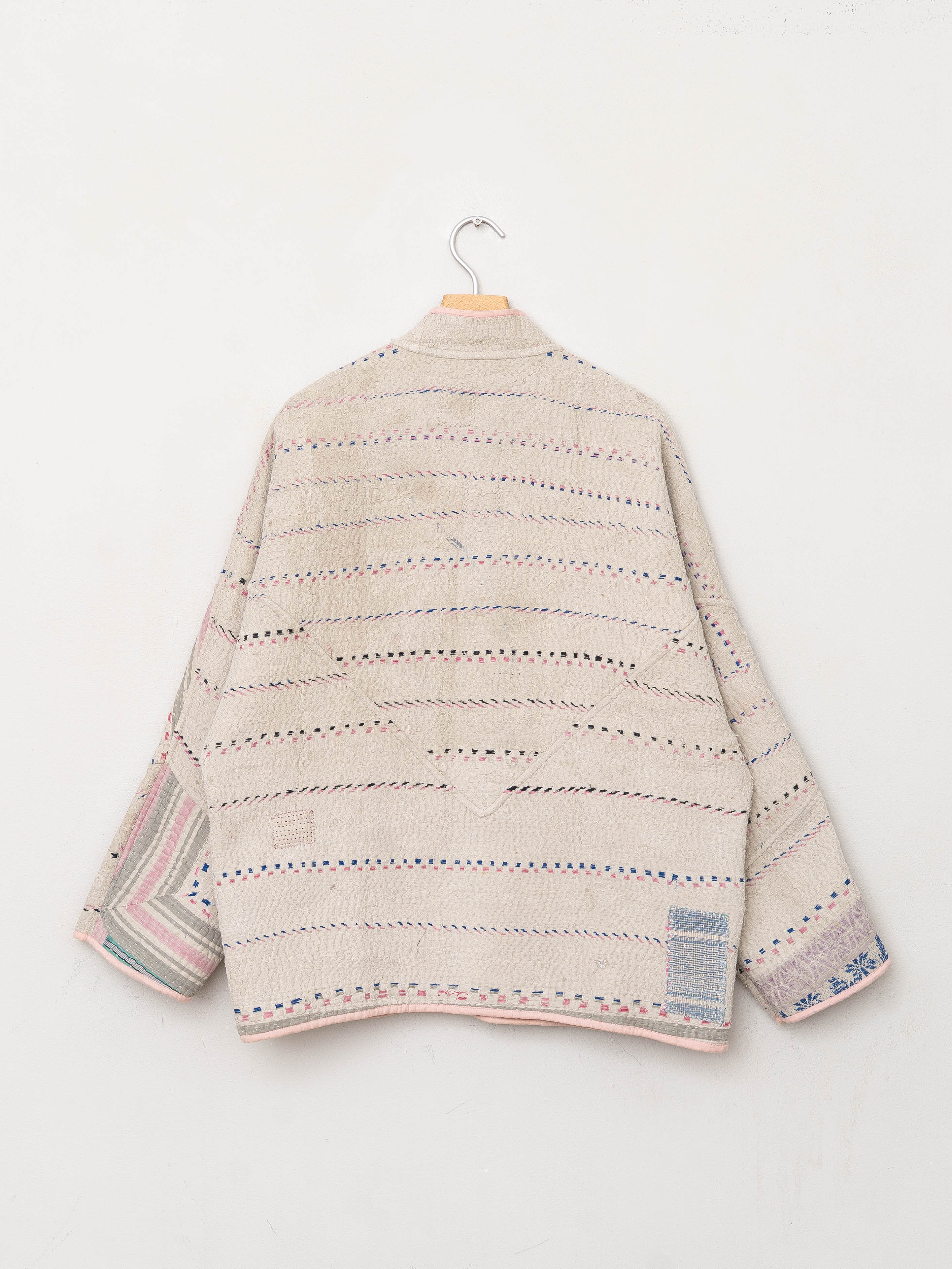 The Ladhiya Quilted Patchwork Kantha Jacket