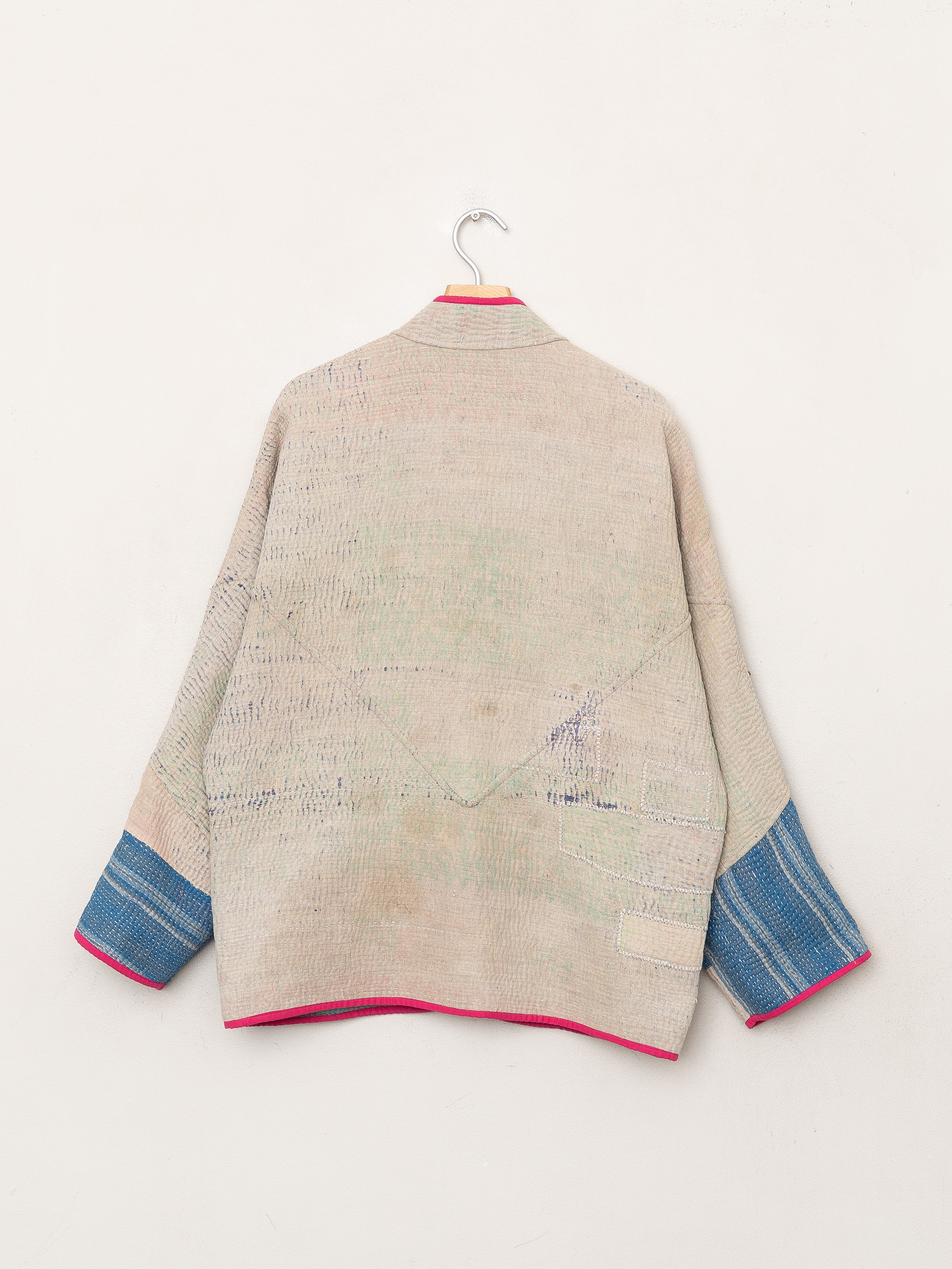 The Ladhiya Quilted Patchwork Kantha Jacket