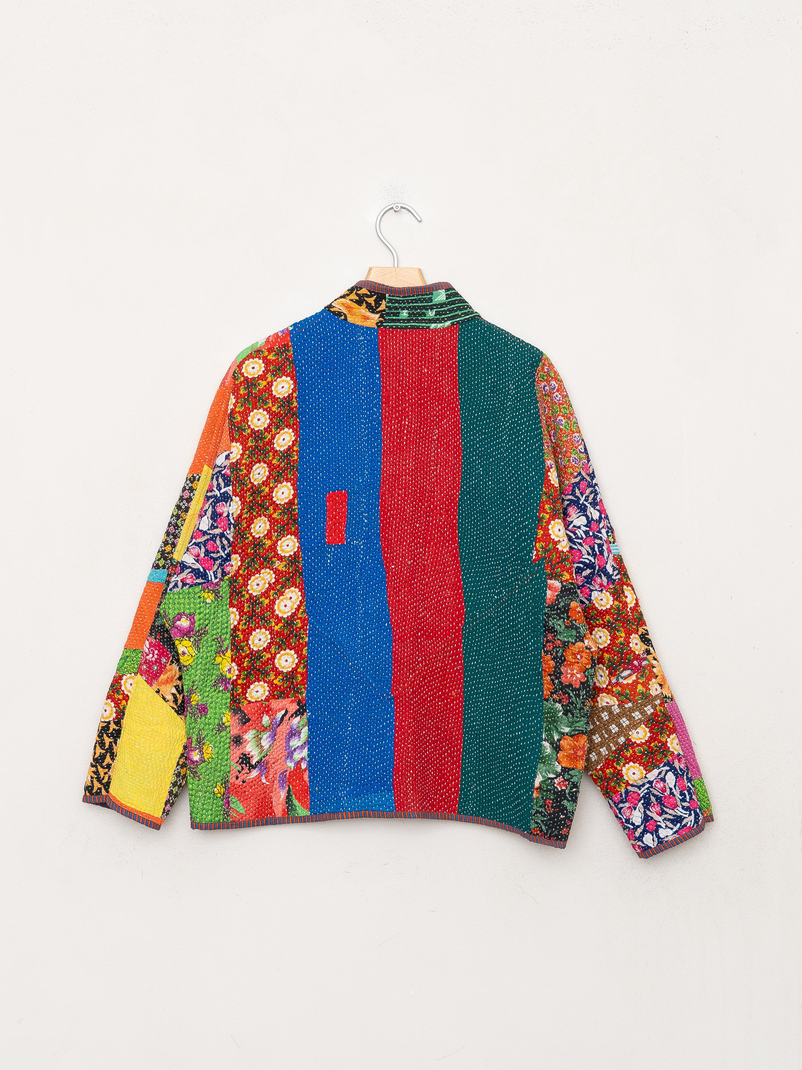 The Ladhiya Petite Quilted Patchwork Kantha Jacket