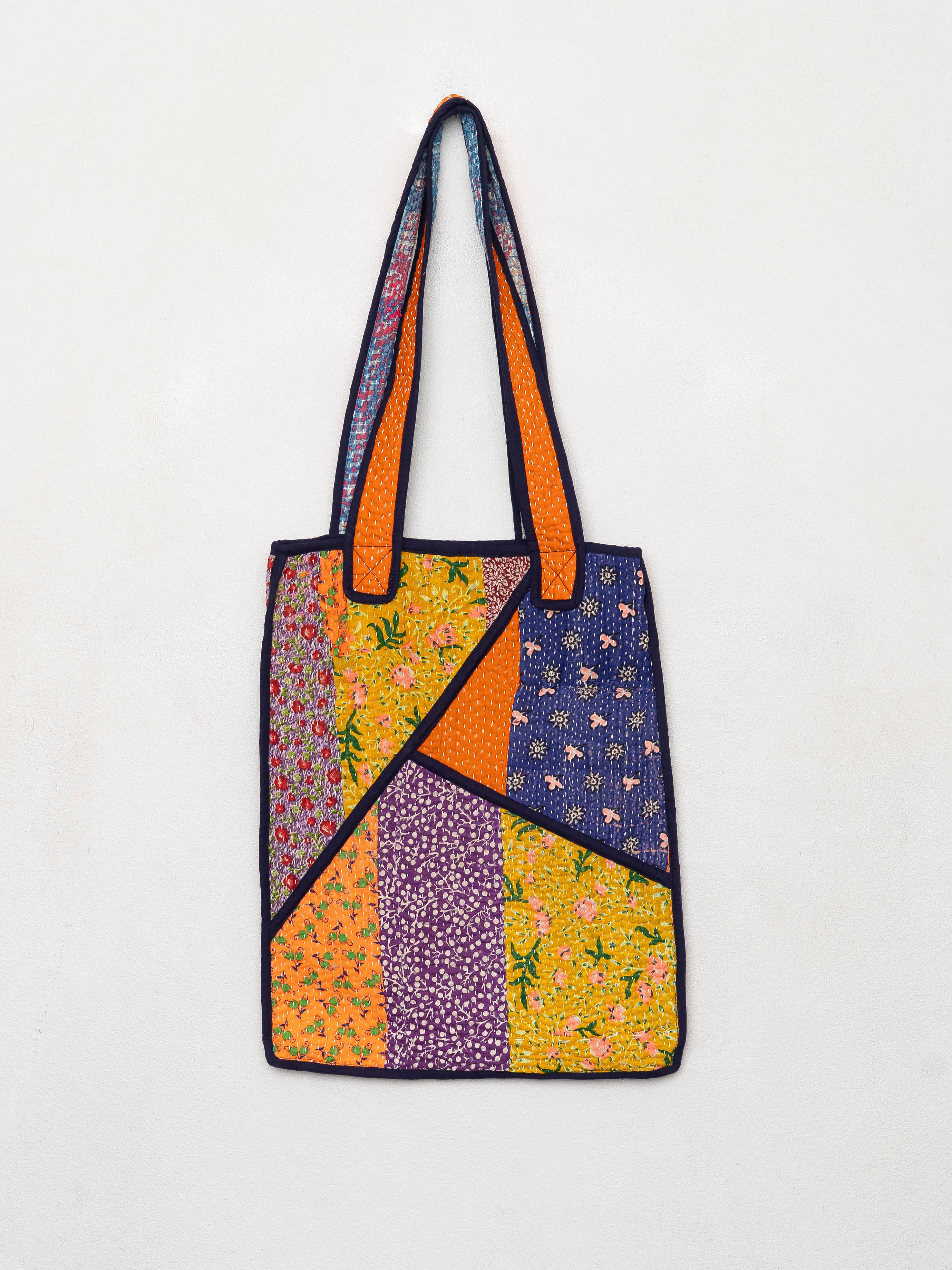 The Tarun Quilted Kantha Bag