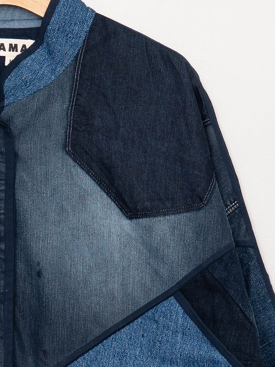 The Kaira Cropped Denim Jacket - Medium