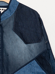 The Kaira Cropped Denim Jacket - Medium