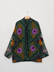 The Narmada Suzani Quilted Kantha Jacket