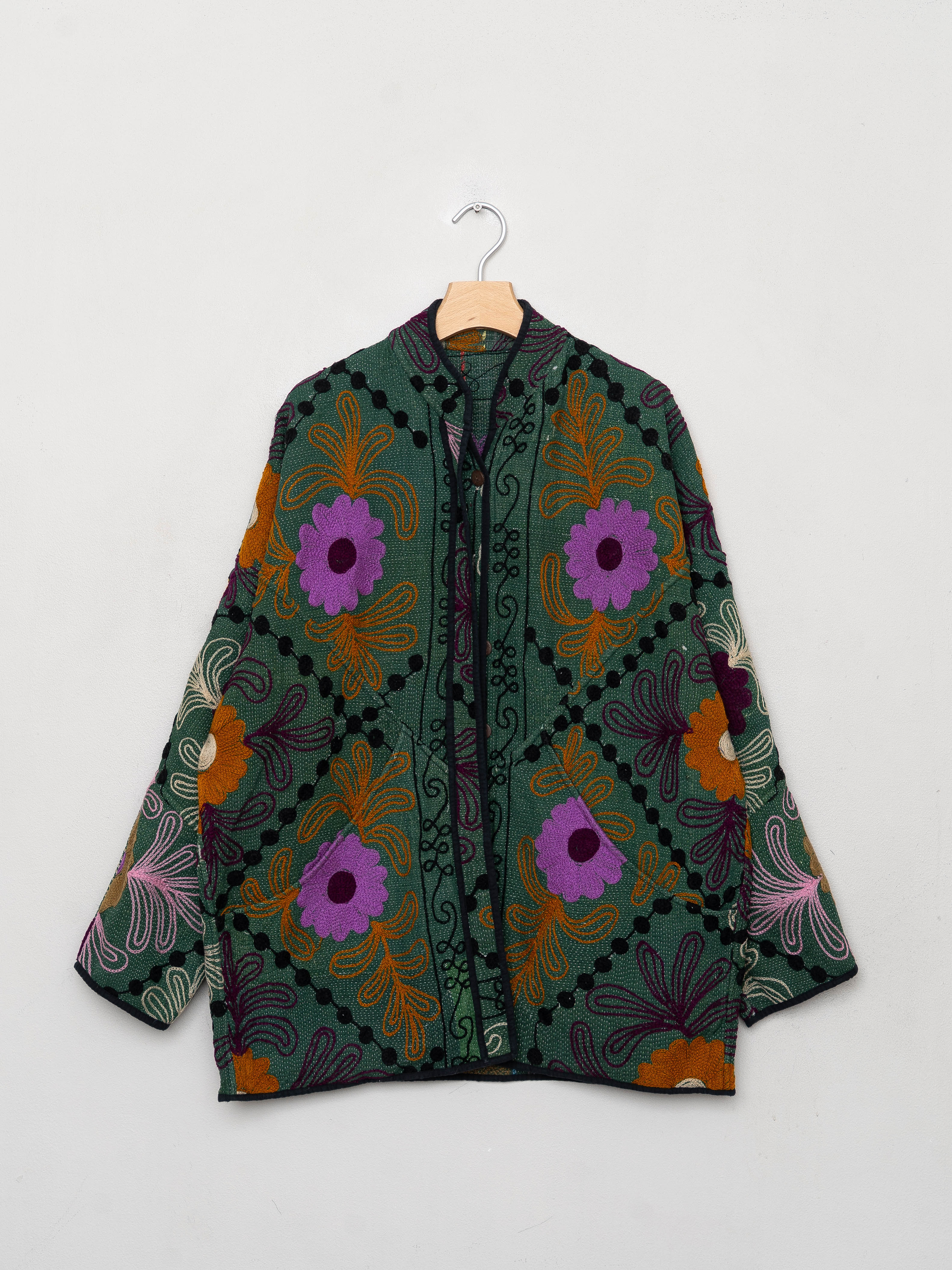 The Narmada Suzani Quilted Kantha Jacket